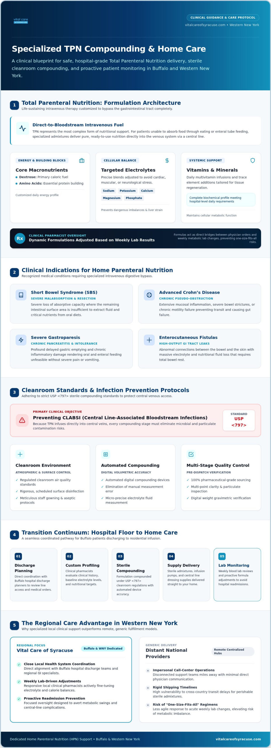 TPN Compounding Pharmacy Buffalo: Expert Parenteral Nutrition at Home